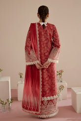 Daina | 3PC Unstitched Suit Embroidered Lawn Floral Charm By Afrozeh
